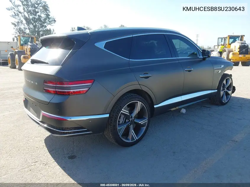 2025 Genesis Gv80 2.5T Prestige Awd VIN: KMUHCESB8SU230643 Lot: 45306501