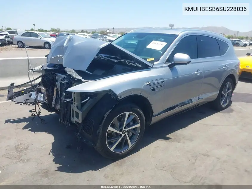 2025 Genesis Gv80 2.5T Advanced Awd VIN: KMUHBESB6SU228036 Lot: 45423351