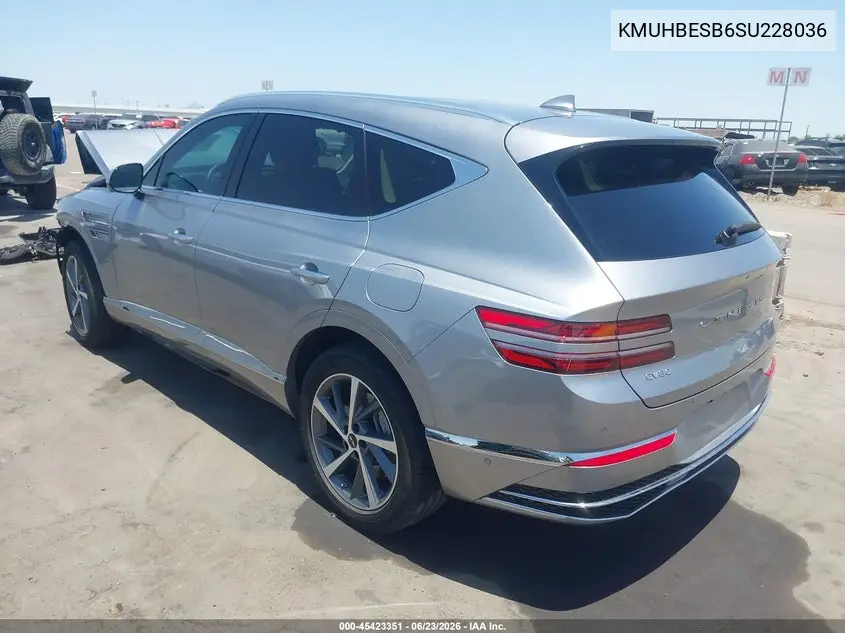 2025 Genesis Gv80 2.5T Advanced Awd VIN: KMUHBESB6SU228036 Lot: 45423351
