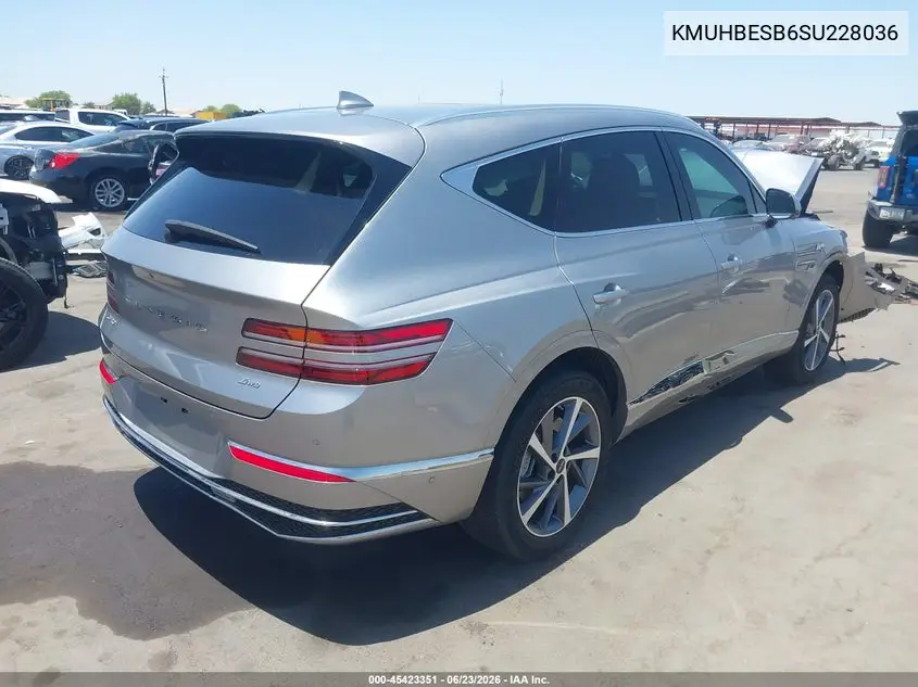 2025 Genesis Gv80 2.5T Advanced Awd VIN: KMUHBESB6SU228036 Lot: 45423351