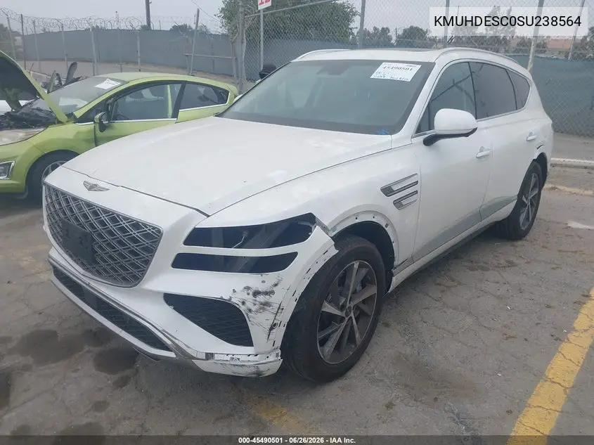 2025 Genesis Gv80 3.5T Advanced Awd VIN: KMUHDESC0SU238564 Lot: 45490501