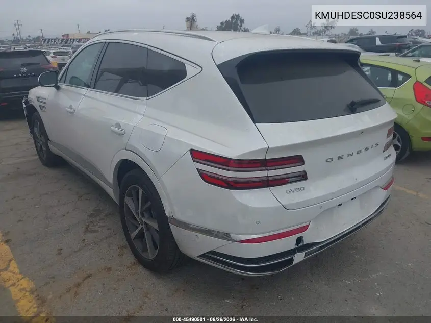 2025 Genesis Gv80 3.5T Advanced Awd VIN: KMUHDESC0SU238564 Lot: 45490501