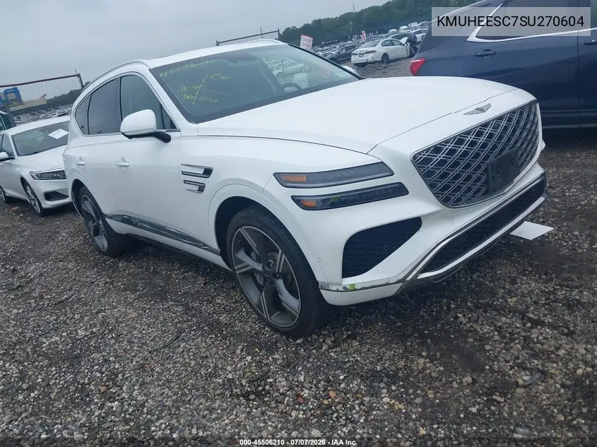 2025 Genesis Gv80 3.5T Prestige Awd VIN: KMUHEESC7SU270604 Lot: 45506210