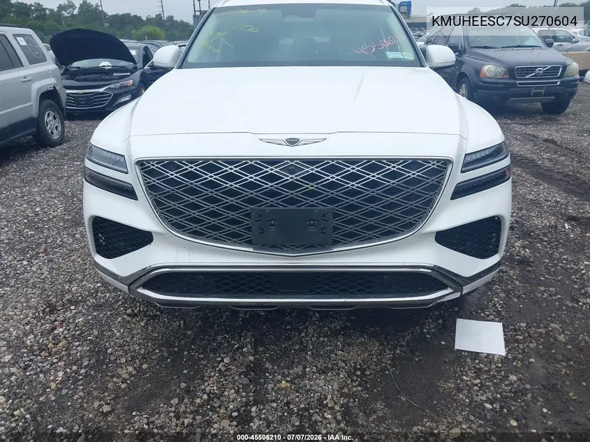 2025 Genesis Gv80 3.5T Prestige Awd VIN: KMUHEESC7SU270604 Lot: 45506210