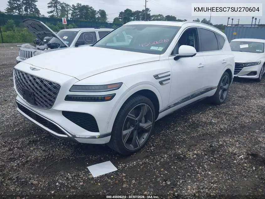 2025 Genesis Gv80 3.5T Prestige Awd VIN: KMUHEESC7SU270604 Lot: 45506210