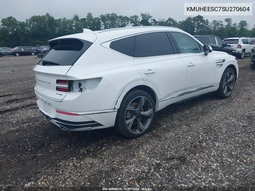 2025 Genesis Gv80 3.5T Prestige Awd VIN: KMUHEESC7SU270604 Lot: 45506210