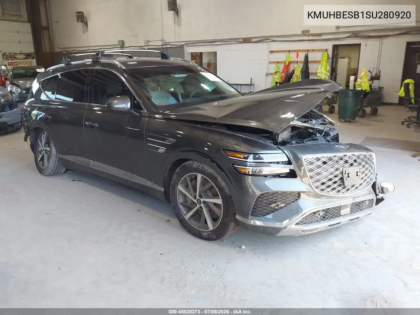 2025 Genesis Gv80 2.5T Advanced Awd VIN: KMUHBESB1SU280920 Lot: 45520273