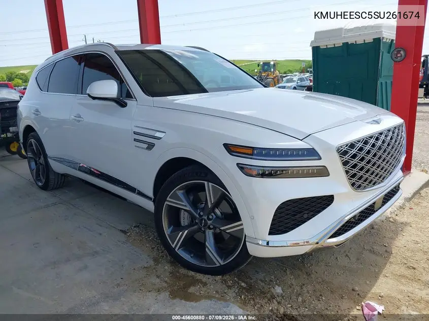2025 Genesis Gv80 3.5T Prestige Awd VIN: KMUHEESC5SU261674 Lot: 45600880