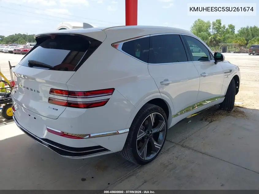 2025 Genesis Gv80 3.5T Prestige Awd VIN: KMUHEESC5SU261674 Lot: 45600880