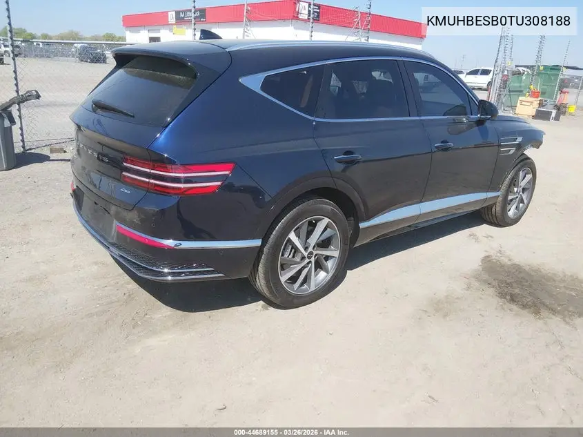 2026 Genesis Gv80 2.5T Advanced Awd VIN: KMUHBESB0TU308188 Lot: 44689155