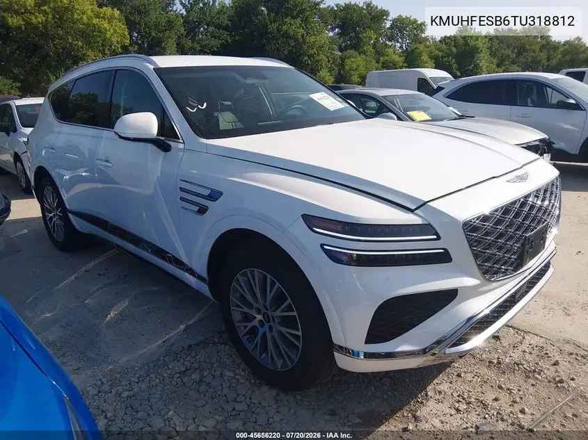2026 Genesis Gv80 2.5T Awd VIN: KMUHFESB6TU318812 Lot: 45656220