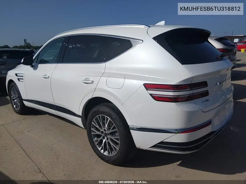 2026 Genesis Gv80 2.5T Awd VIN: KMUHFESB6TU318812 Lot: 45656220