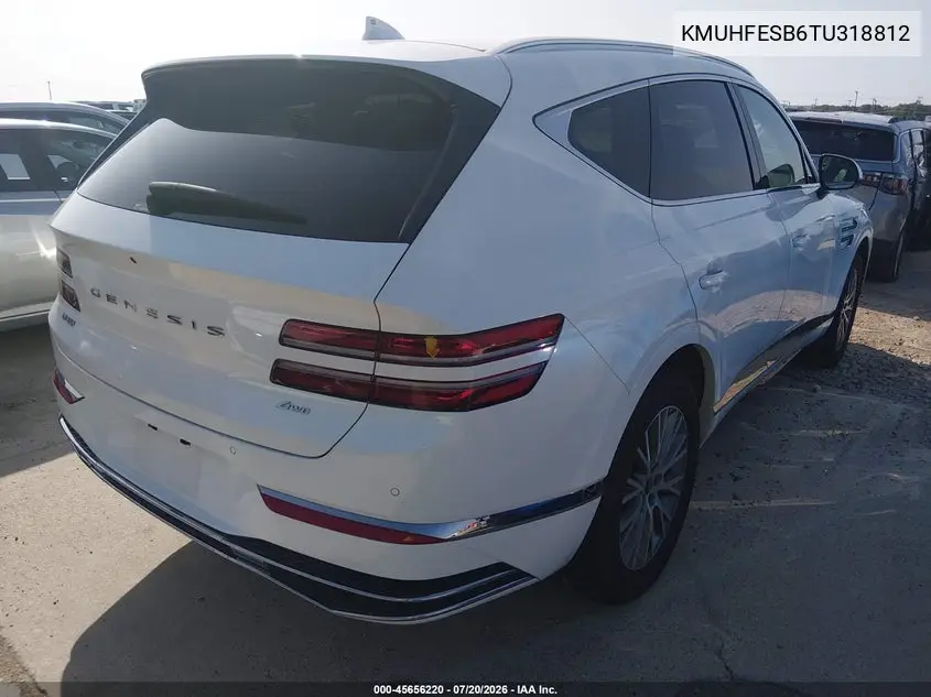 2026 Genesis Gv80 2.5T Awd VIN: KMUHFESB6TU318812 Lot: 45656220