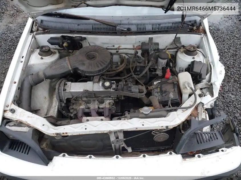 1991 Geo Metro Lsi VIN: 2C1MR6466M6736444 Lot: 43860952