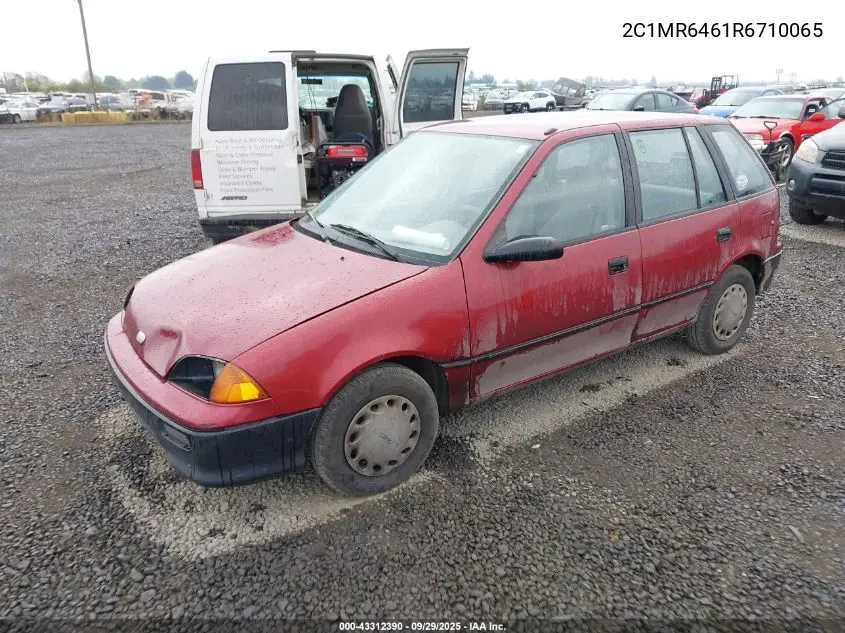 1994 Geo Metro VIN: 2C1MR6461R6710065 Lot: 43312390