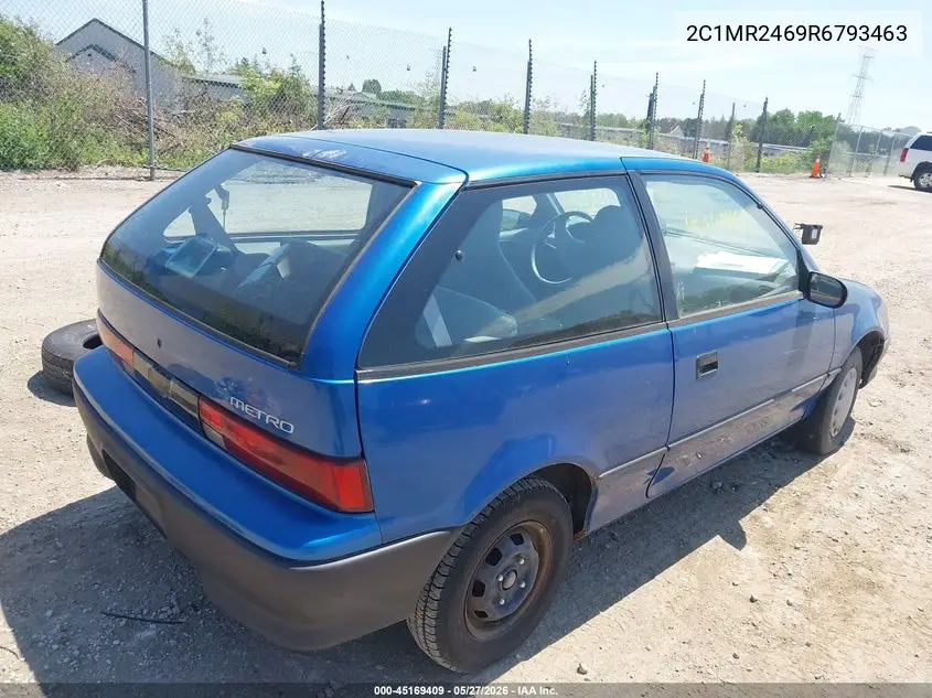 1994 Geo Metro VIN: 2C1MR2469R6793463 Lot: 45169409