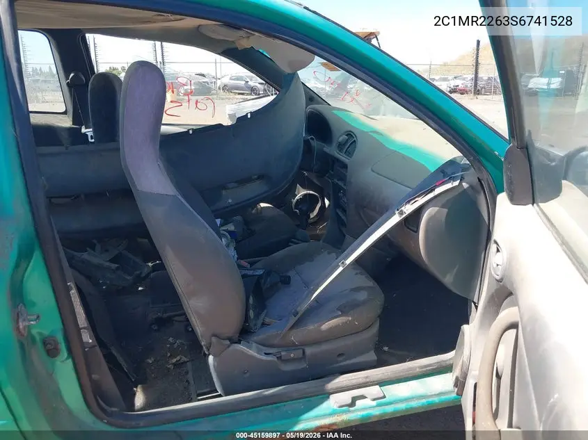 1995 Geo Metro Lsi VIN: 2C1MR2263S6741528 Lot: 45159897