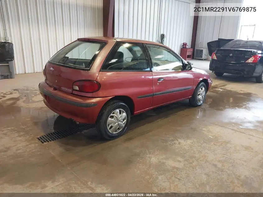 1997 Geo Metro Lsi VIN: 2C1MR2291V6769875 Lot: 44931822
