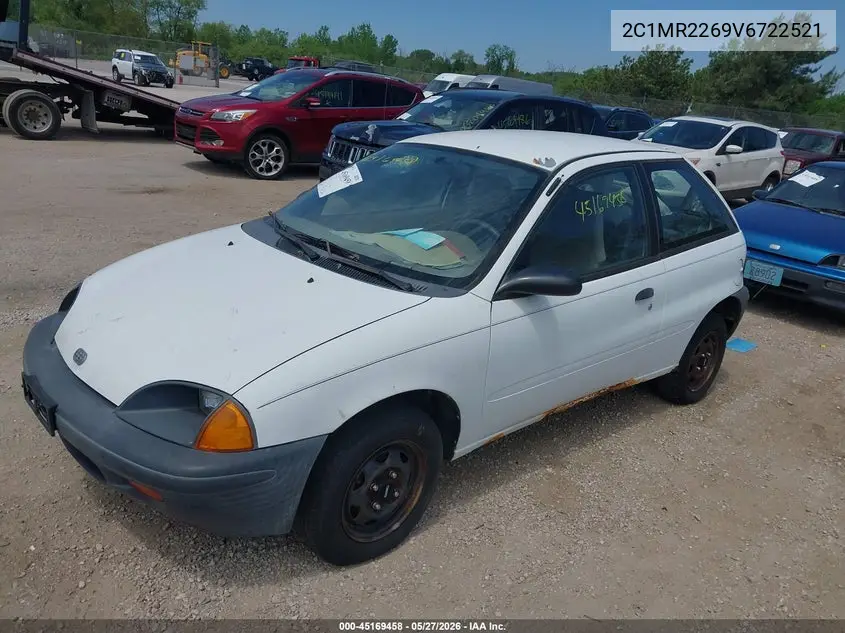 1997 Geo Metro VIN: 2C1MR2269V6722521 Lot: 45169458