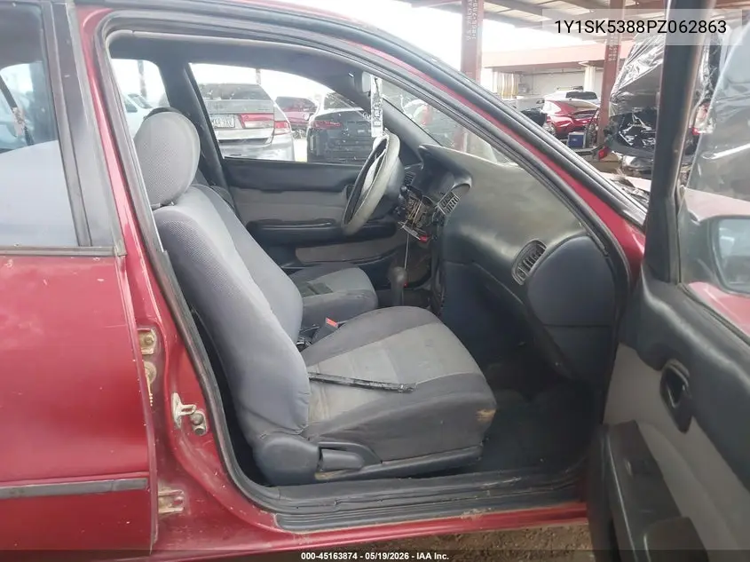 1993 Geo Prizm Lsi VIN: 1Y1SK5388PZ062863 Lot: 45163874