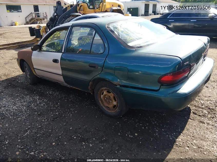 1996 Geo Prizm Lsi VIN: 1Y1SK526XTZ059506 Lot: 45469693