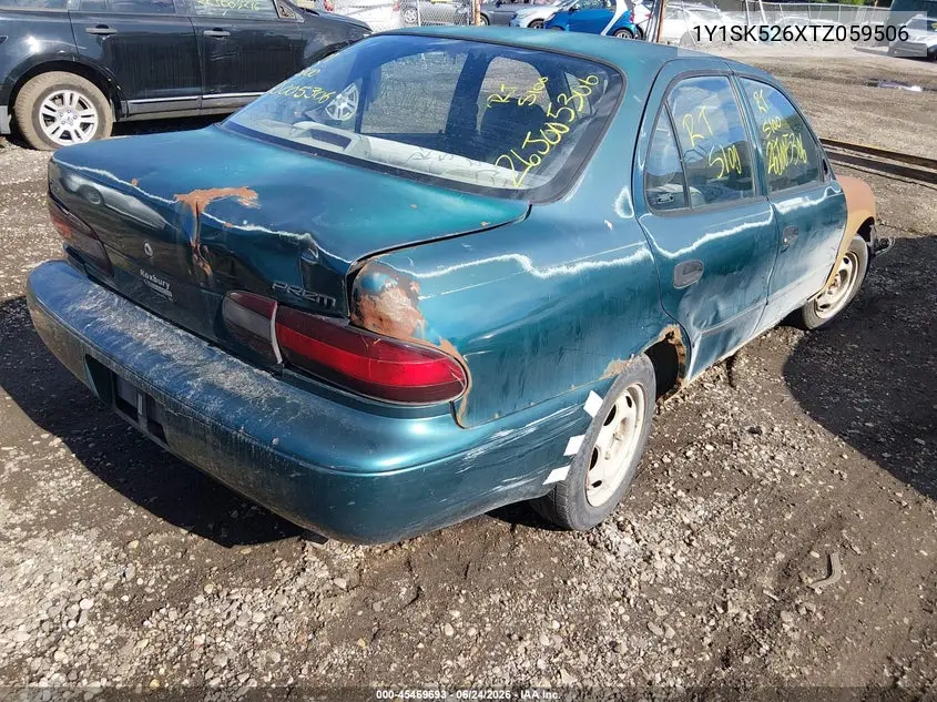 1996 Geo Prizm Lsi VIN: 1Y1SK526XTZ059506 Lot: 45469693