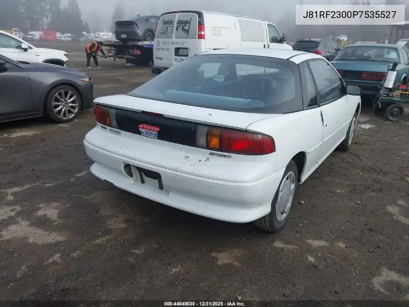 1993 Geo Storm VIN: J81RF2368P7535527 Lot: 44048030