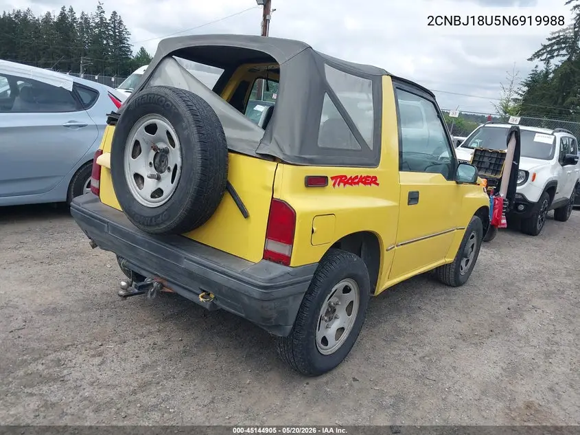 1992 Geo Tracker VIN: 2CNBJ18U5N6919988 Lot: 45144905