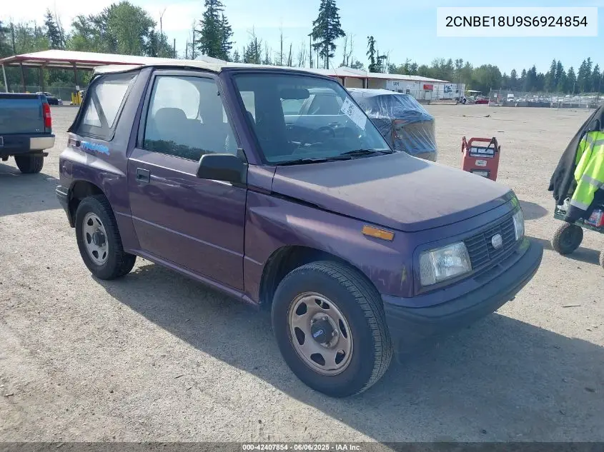 1995 Geo Tracker VIN: 2CNBE18U9S6924854 Lot: 42407854