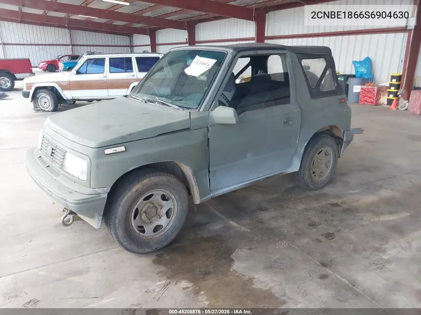 1995 Geo Tracker VIN: 2CNBE1866S6904630 Lot: 45208876