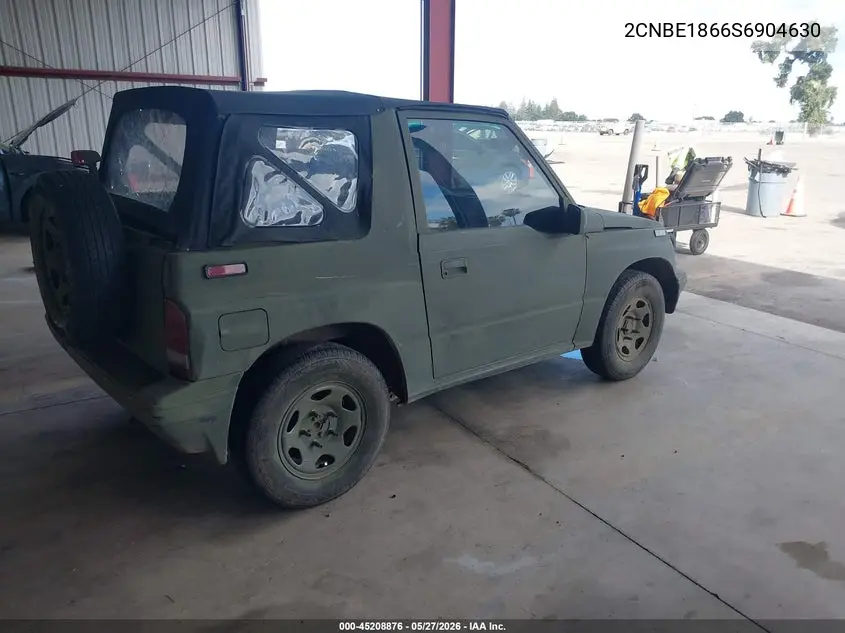 1995 Geo Tracker VIN: 2CNBE1866S6904630 Lot: 45208876