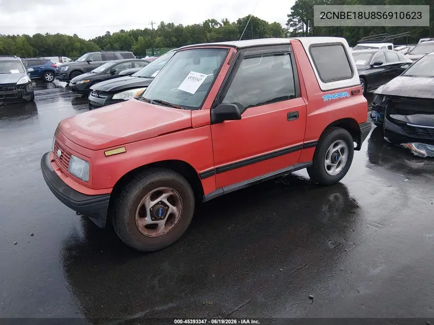 1995 Geo Tracker VIN: 2CNBE18U8S6910623 Lot: 45393347