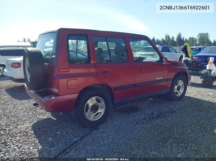 1996 Geo Tracker VIN: 2CNBJ1366T6922601 Lot: 45156745