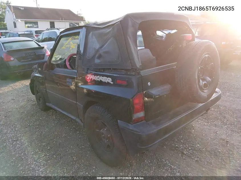 1996 Geo Tracker VIN: 2CNBJ1865T6926535 Lot: 45609450