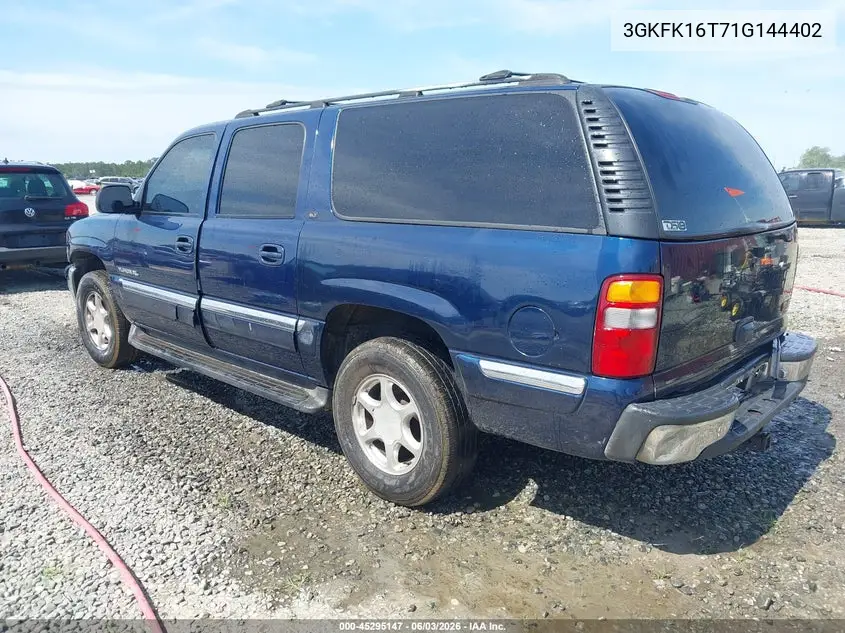 2001 GMC Yukon Xl 1500 Slt VIN: 3GKFK16T71G144402 Lot: 45295147