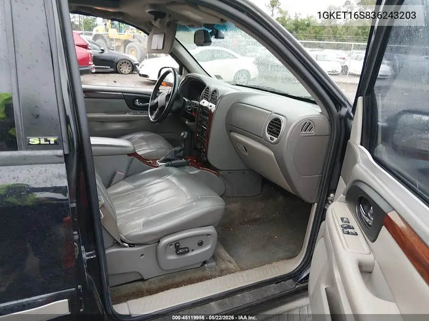 2003 GMC Envoy Xl Slt VIN: 1GKET16S836243203 Lot: 45119956