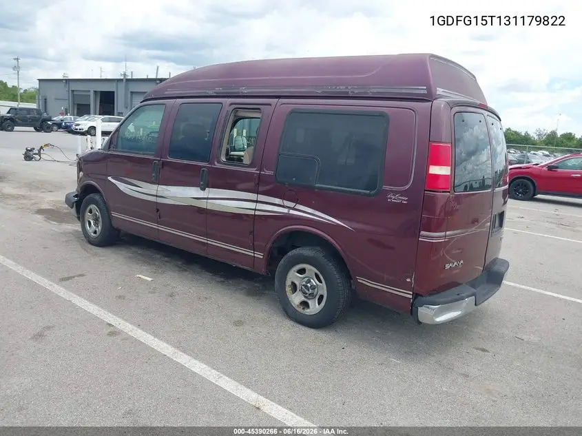 2003 GMC Savana Cutaway Standard/Standard W/C7L/C7N VIN: 1GDFG15T131179822 Lot: 45390266