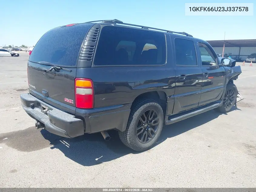 2003 GMC Yukon Xl 1500 Denali VIN: 1GKFK66U23J337578 Lot: 45447814