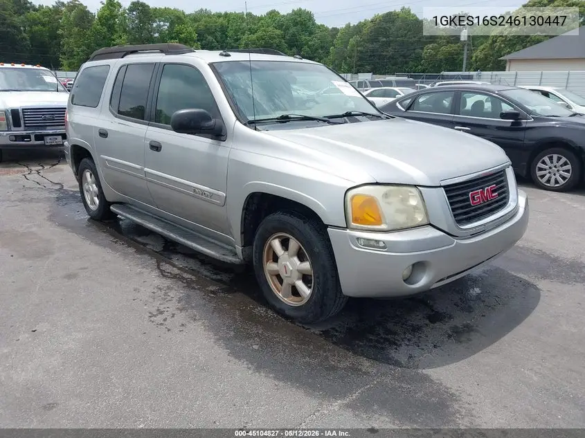 2004 GMC Envoy Xl Sle VIN: 1GKES16S246130447 Lot: 45104827