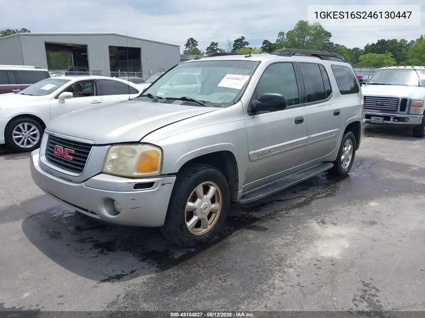 2004 GMC Envoy Xl Sle VIN: 1GKES16S246130447 Lot: 45104827
