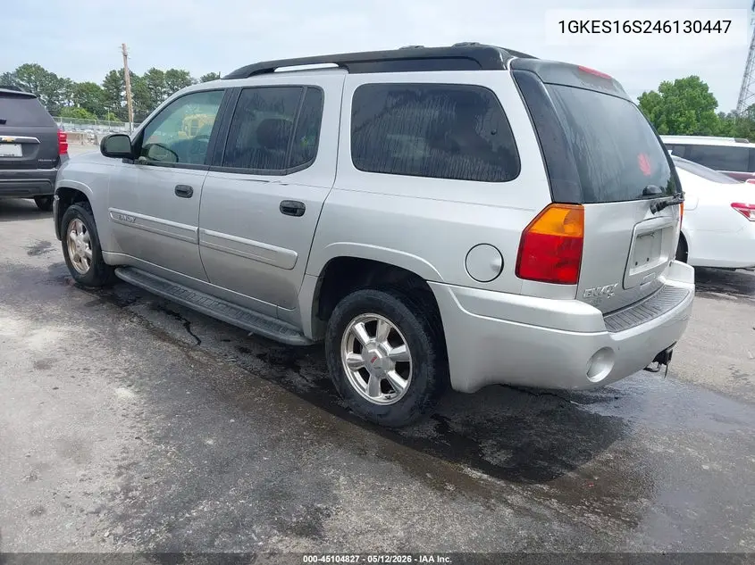 2004 GMC Envoy Xl Sle VIN: 1GKES16S246130447 Lot: 45104827