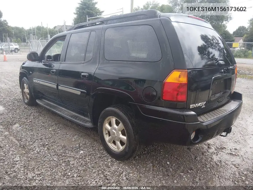 2005 GMC Envoy Xl Slt VIN: 1GKES16M156173602 Lot: 45265487