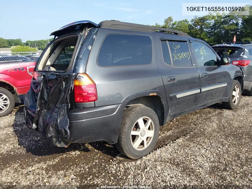2005 GMC Envoy Xl Slt VIN: 1GKET16S556105976 Lot: 45509075