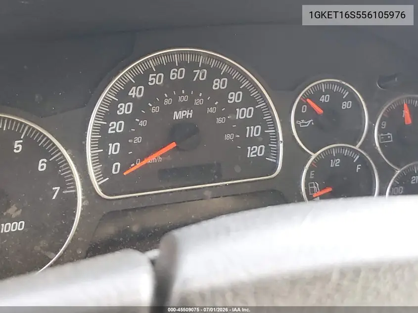 2005 GMC Envoy Xl Slt VIN: 1GKET16S556105976 Lot: 45509075