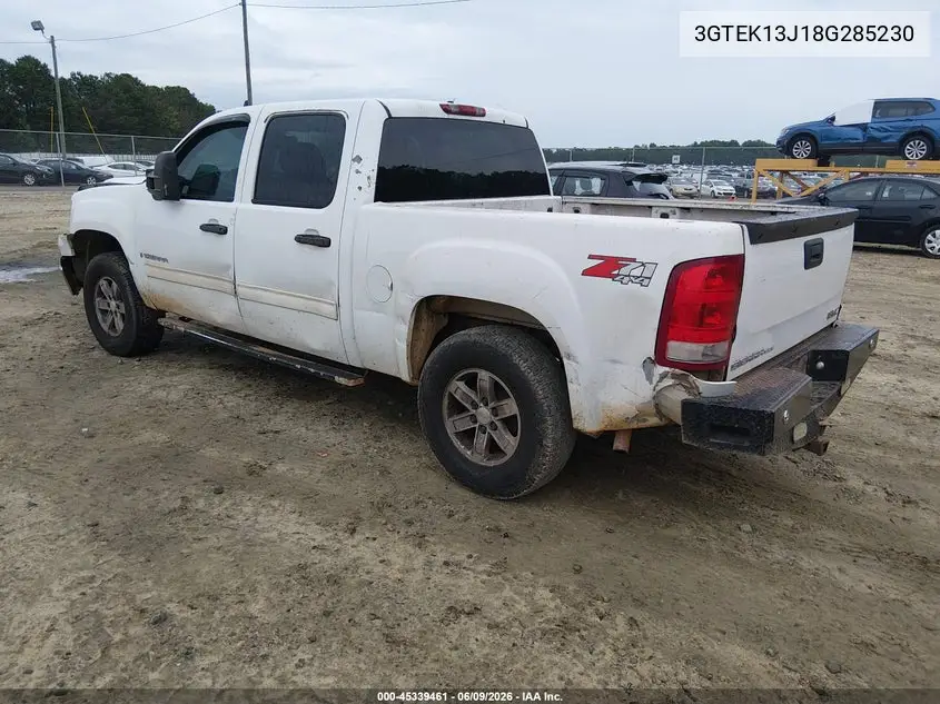 2008 GMC Sierra 1500 Sle1 VIN: 3GTEK13J18G285230 Lot: 45339461