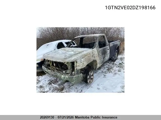 2013 GMC Sierra 1500 Sle Pickup VIN: 1GTN2VE02DZ198166 Lot: 20269130