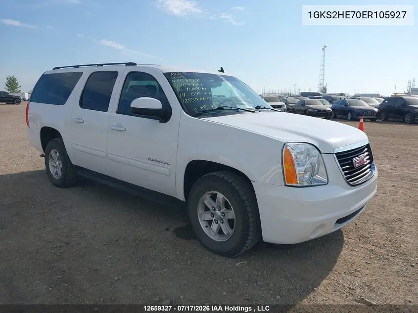 2014 GMC Yukon Xl K1500 Sle VIN: 1GKS2HE70ER105927 Lot: 12659327