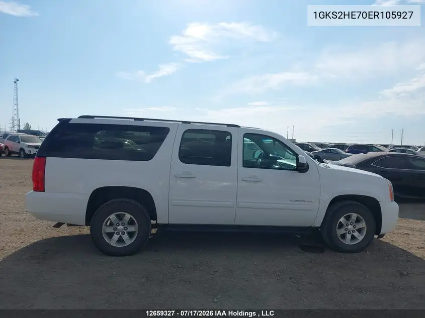 2014 GMC Yukon Xl K1500 Sle VIN: 1GKS2HE70ER105927 Lot: 12659327