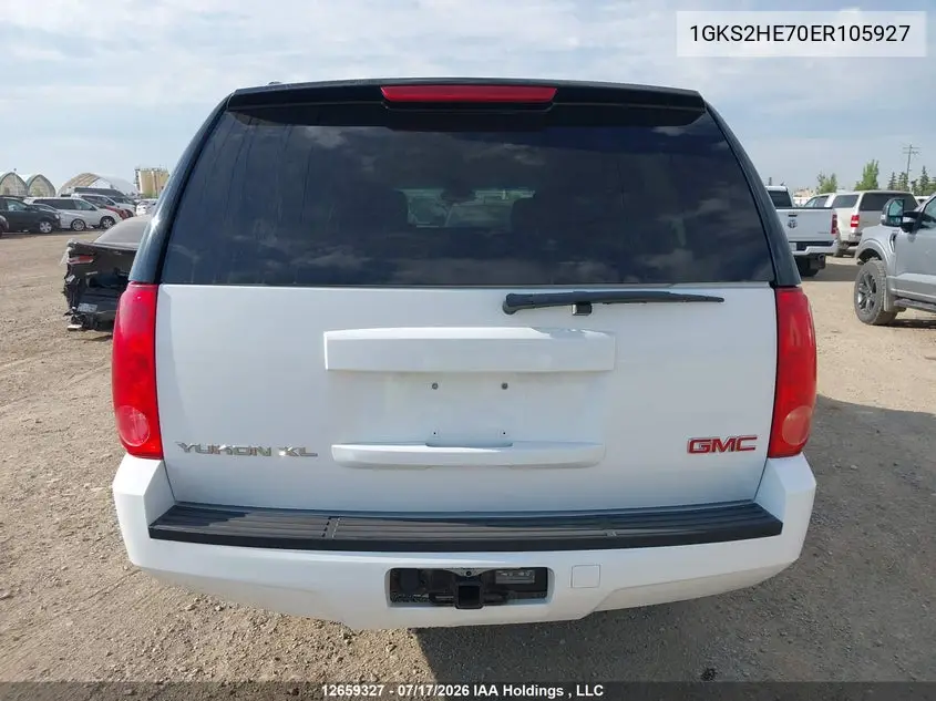 2014 GMC Yukon Xl K1500 Sle VIN: 1GKS2HE70ER105927 Lot: 12659327
