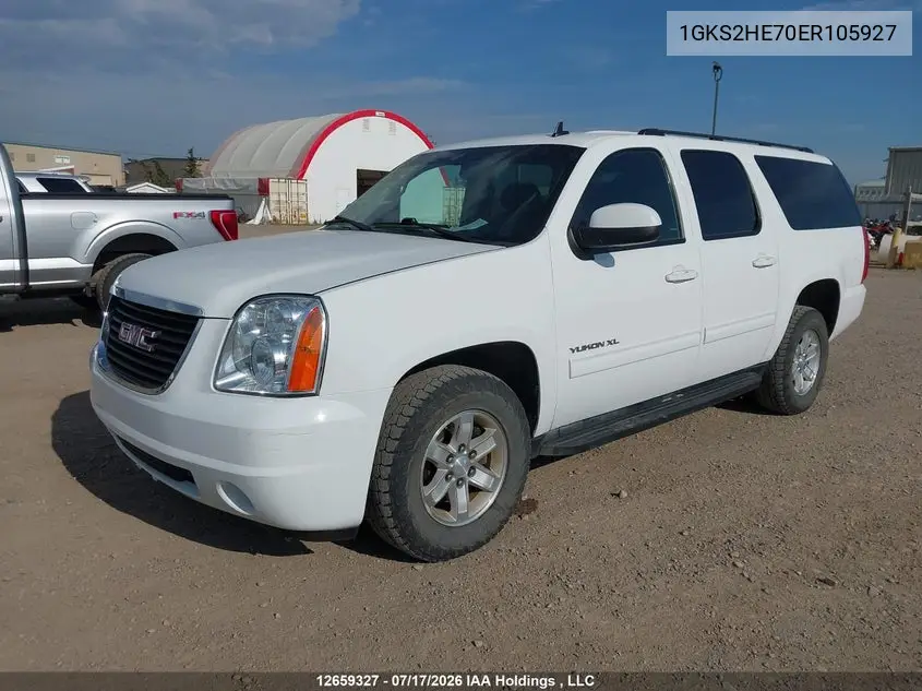 2014 GMC Yukon Xl K1500 Sle VIN: 1GKS2HE70ER105927 Lot: 12659327